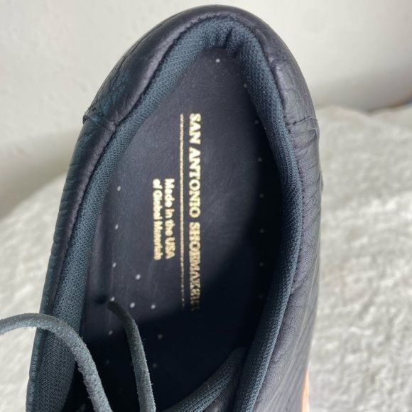 SAS San Antonio Shoemaker walkaround Lace shoe leather Made USA Black size 9.5W main image 8